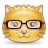 Geek Cat Icon